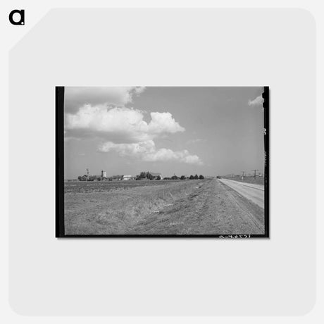 アートポストカード-Texas Farmstead
 - ラッセル リー Postcard.
