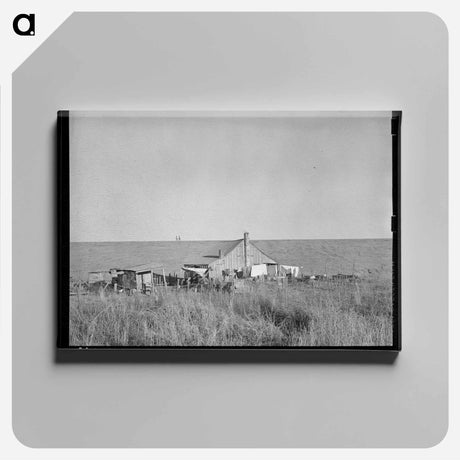 アートパネル-Sharecropper's Farmstead
 - ラッセル リー Canvas.