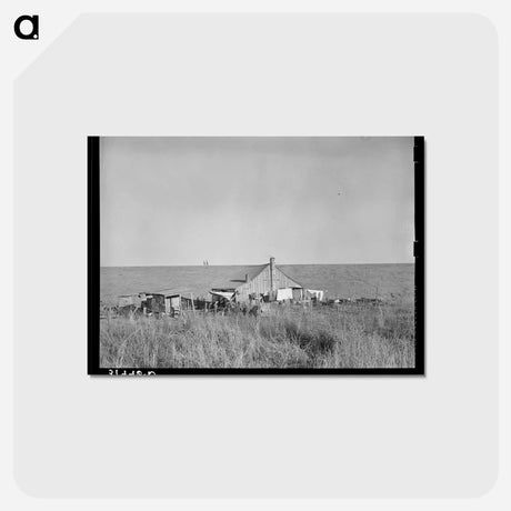 アートポストカード-Sharecropper's Farmstead
 - ラッセル リー Postcard.