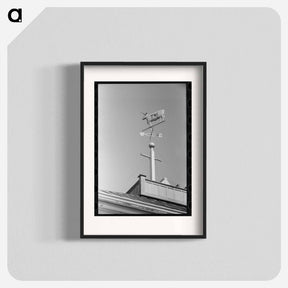 アートポスター-Weather Vane and Cattle Brand
 - ラッセル リー Poster.