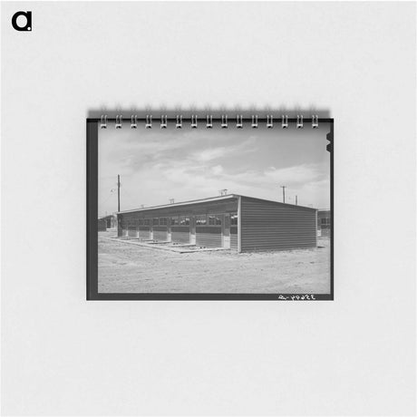 アートメモ帳-Migratory Labor Camp Shelter
 - ラッセル リー Memo.