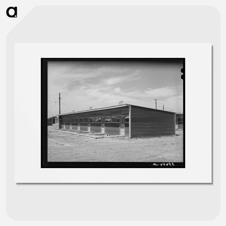 アートポスター-Migratory Labor Camp Shelter
- ラッセル リー Poster.