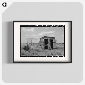 アートポスター-Combination Henhouse and Privy
 - ラッセル リー Poster.