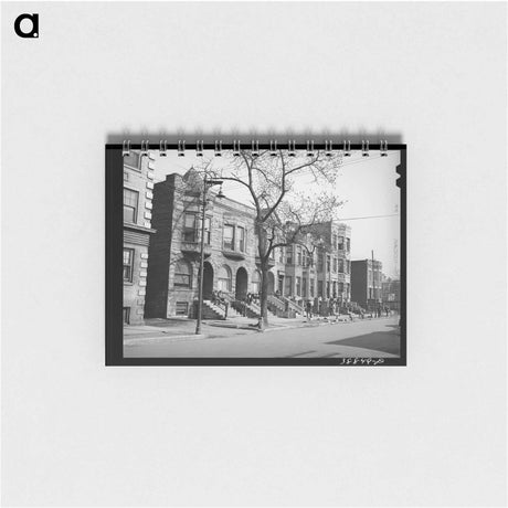 アートメモ帳-Chicago Brownstones
 - ラッセル リー Memo.