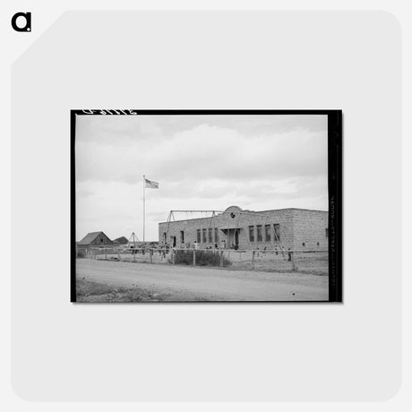 アートポストカード-Recess at School, Concho, Arizona
 - ラッセル リー Postcard.