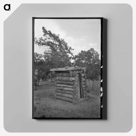 アートパネル-Log Privy, Pie Town
 - ラッセル リー Canvas.