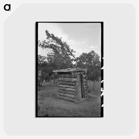 アートポストカード-Log Privy, Pie Town
 - ラッセル リー Postcard.