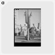 アートポストカード-Cactus Light, Phoenix
 - ラッセル リー Postcard.