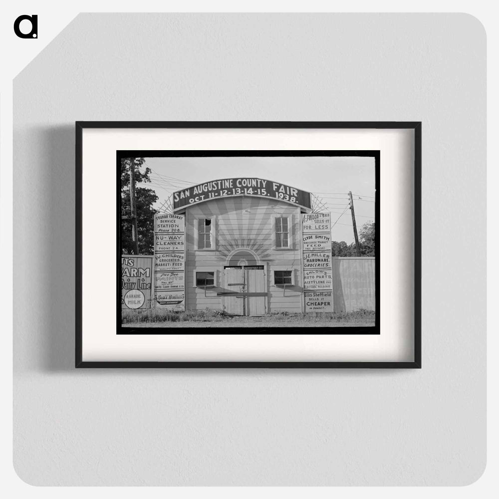 アートポスター-San Augustine County Fair Entrance
- ラッセル リー Poster.