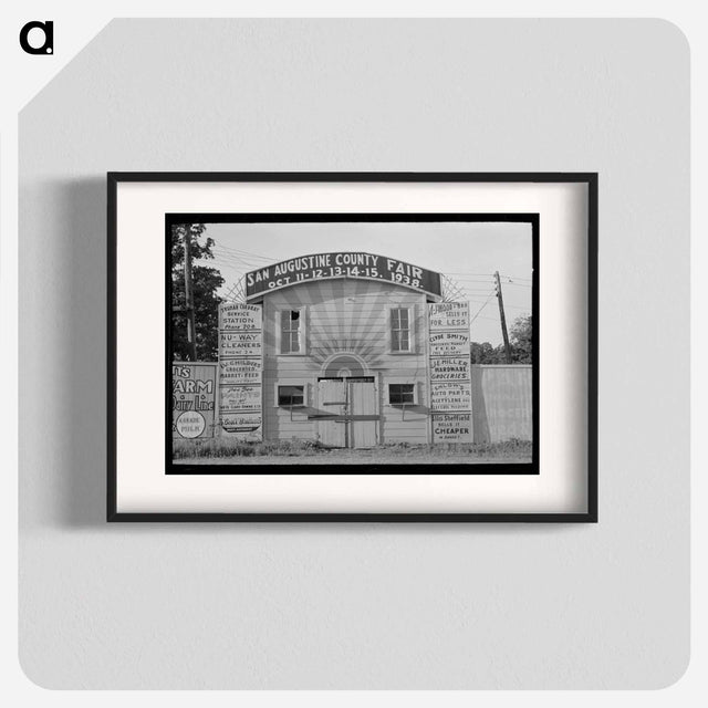 アートポスター-San Augustine County Fair Entrance
- ラッセル リー Poster.