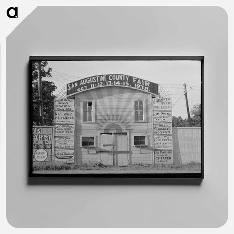 アートパネル-San Augustine County Fair Entrance
 - ラッセル リー Canvas.