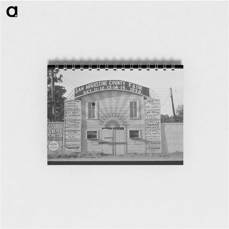 アートメモ帳-San Augustine County Fair Entrance
 - ラッセル リー Memo.