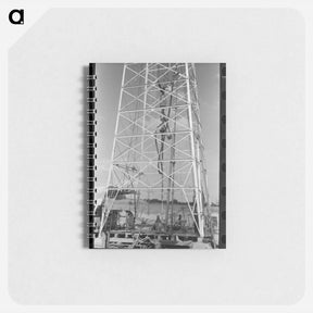 アートメモ帳-Cable Tool Driller at Oil Well
 - ラッセル リー Memo.