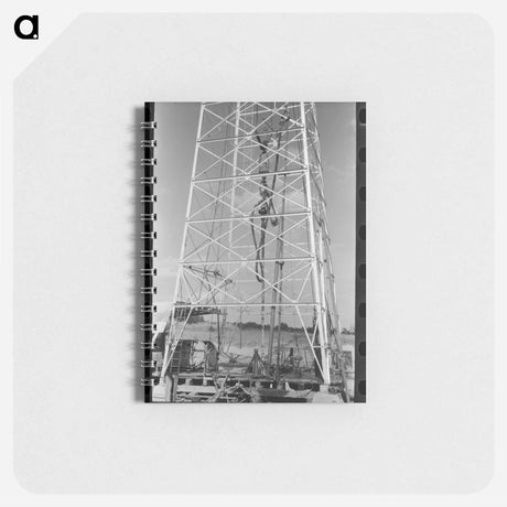 アートメモ帳-Cable Tool Driller at Oil Well
 - ラッセル リー Memo.