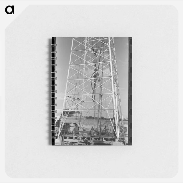 アートメモ帳-Cable Tool Driller at Oil Well
 - ラッセル リー Memo.