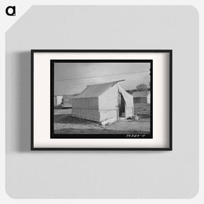 アートポスター-Workman's Tent
 - ラッセル リー Poster.