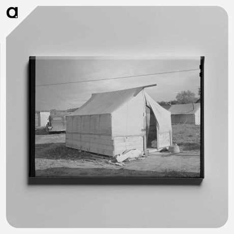 アートパネル-Workman's Tent
 - ラッセル リー Canvas.