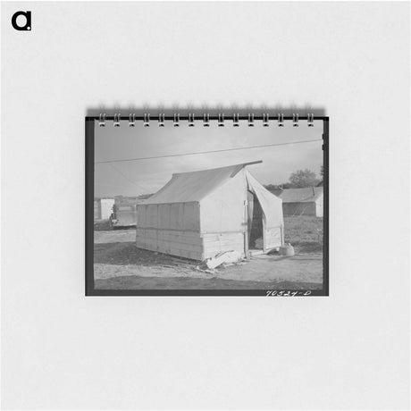 アートメモ帳-Workman's Tent
 - ラッセル リー Memo.