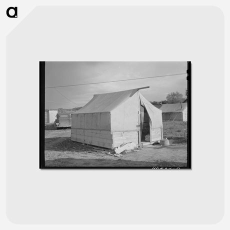アートポストカード-Workman's Tent
 - ラッセル リー Postcard.