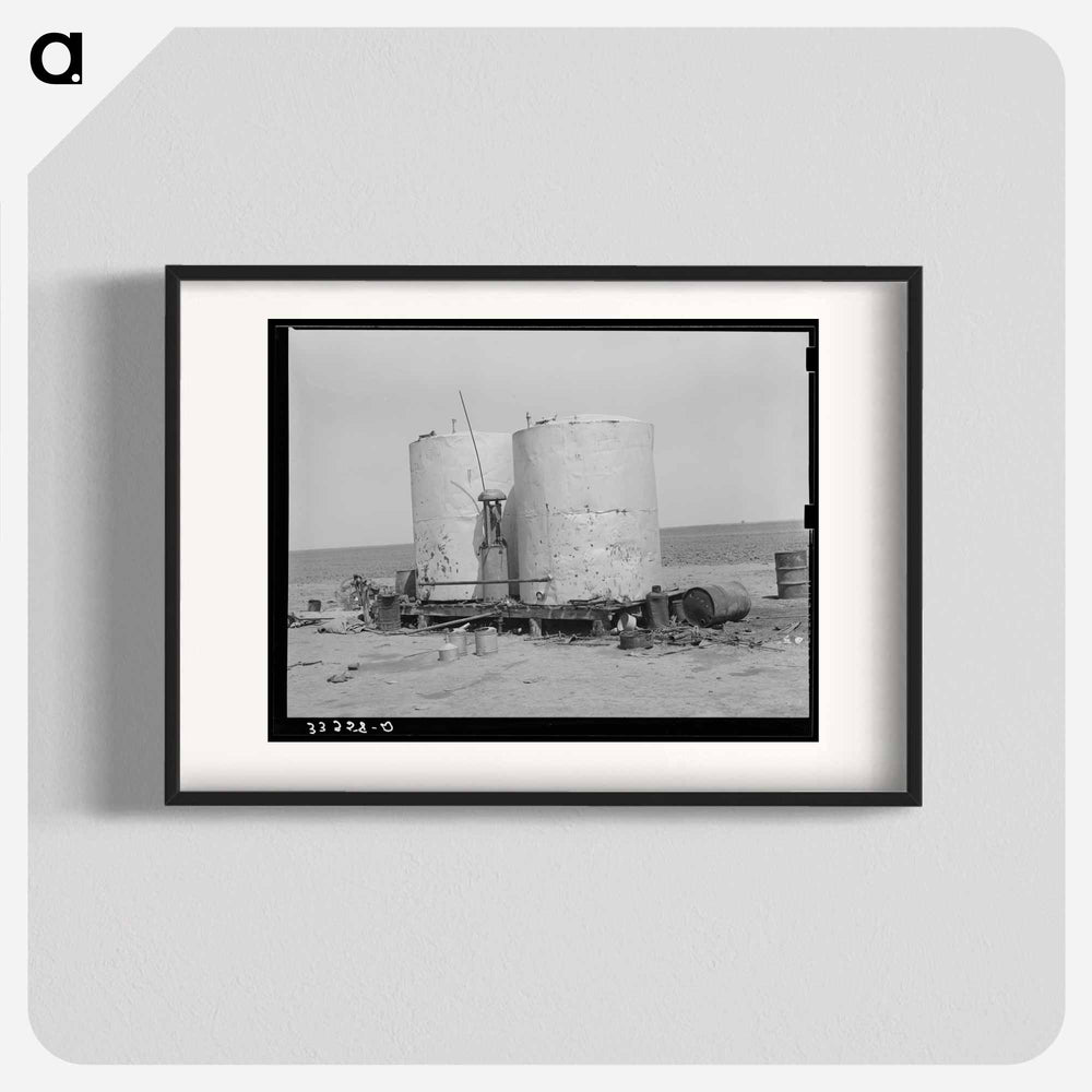 アートポスター-Gasoline Tanks, Ralls, Texas
- ラッセル リー Poster.