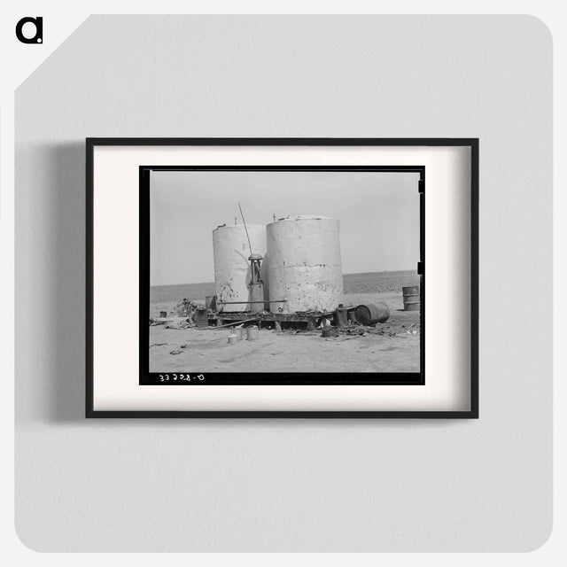 アートポスター-Gasoline Tanks, Ralls, Texas
- ラッセル リー Poster.