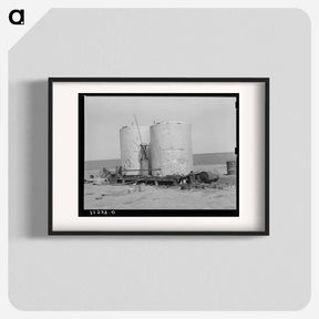 アートポスター-Gasoline Tanks, Ralls, Texas
 - ラッセル リー Poster.