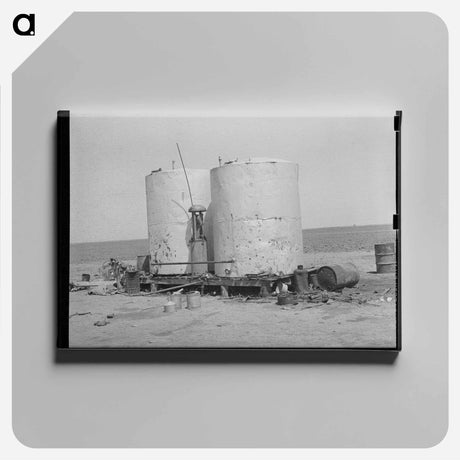 アートパネル-Gasoline Tanks, Ralls, Texas
 - ラッセル リー Canvas.