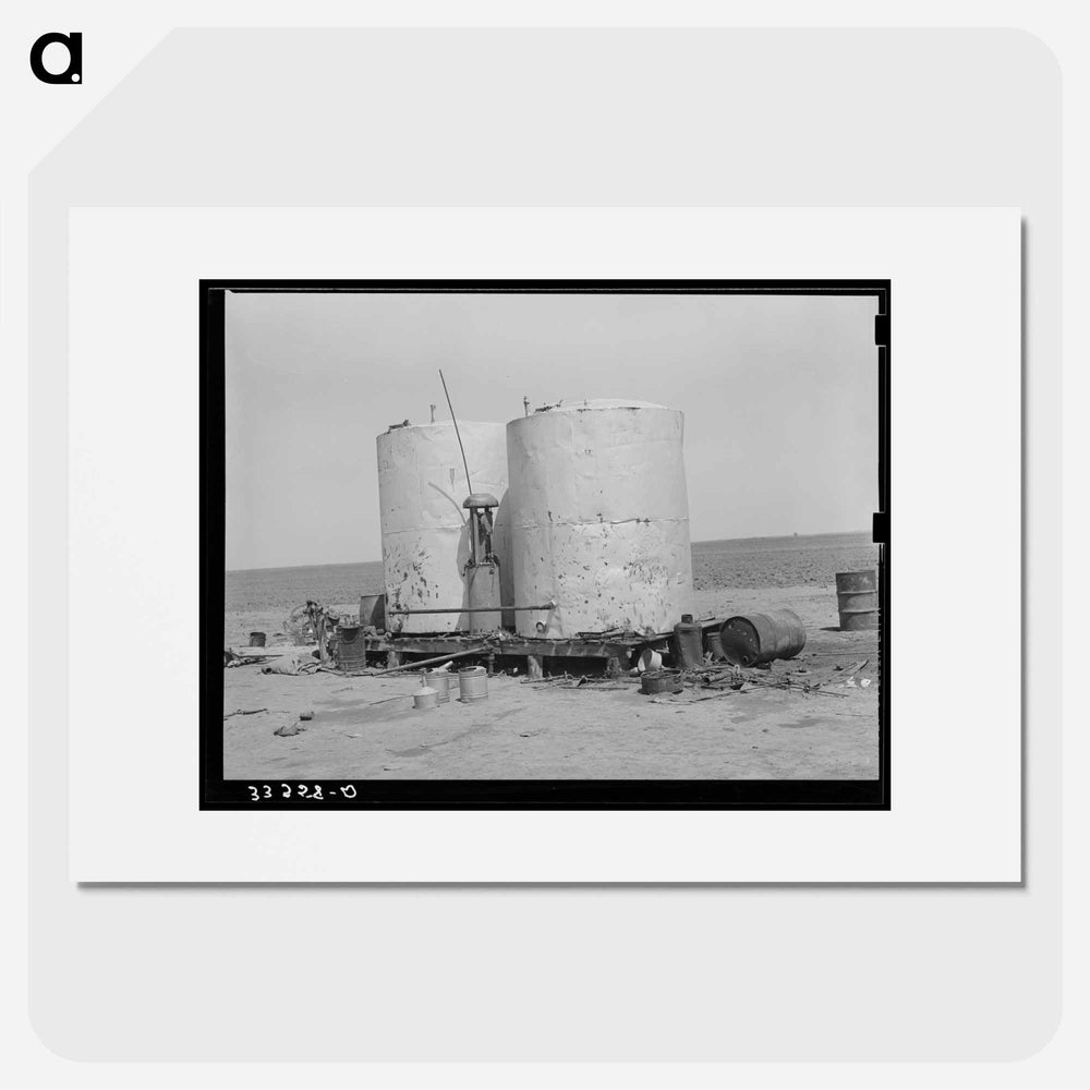 アートポスター-Gasoline Tanks, Ralls, Texas
- ラッセル リー Poster.