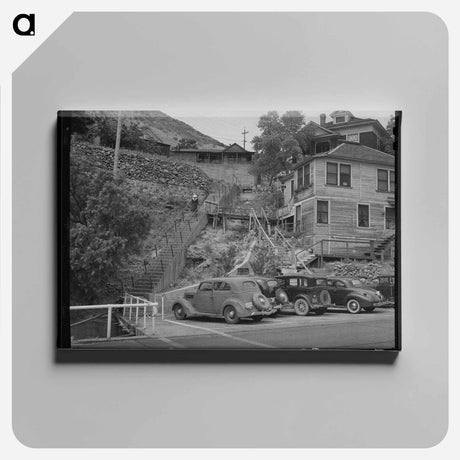 アートパネル-Bisbee Stairways
 - ラッセル リー Canvas.