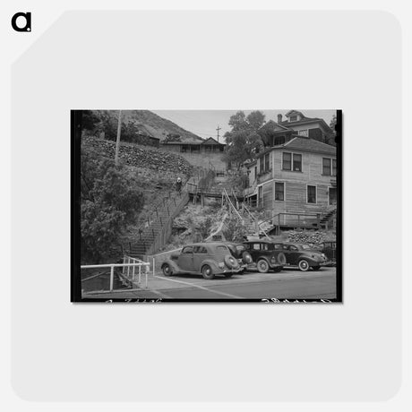 アートポストカード-Bisbee Stairways
 - ラッセル リー Postcard.