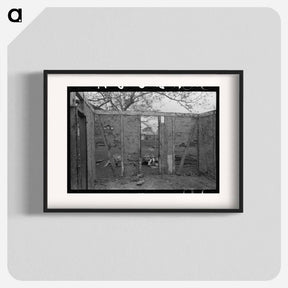 アートポスター-Old House Construction
 - ラッセル リー Poster.