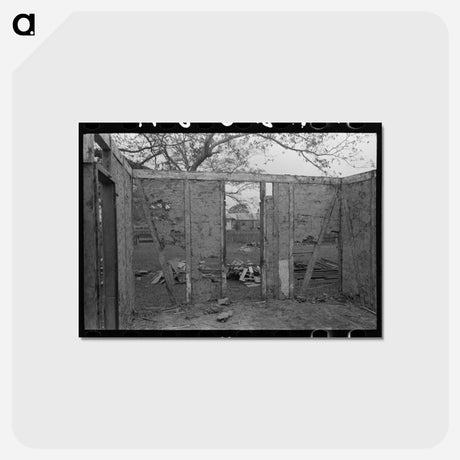 アートポストカード-Old House Construction
 - ラッセル リー Postcard.