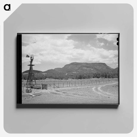 アートパネル-Farm Land, Pie Town
 - ラッセル リー Canvas.