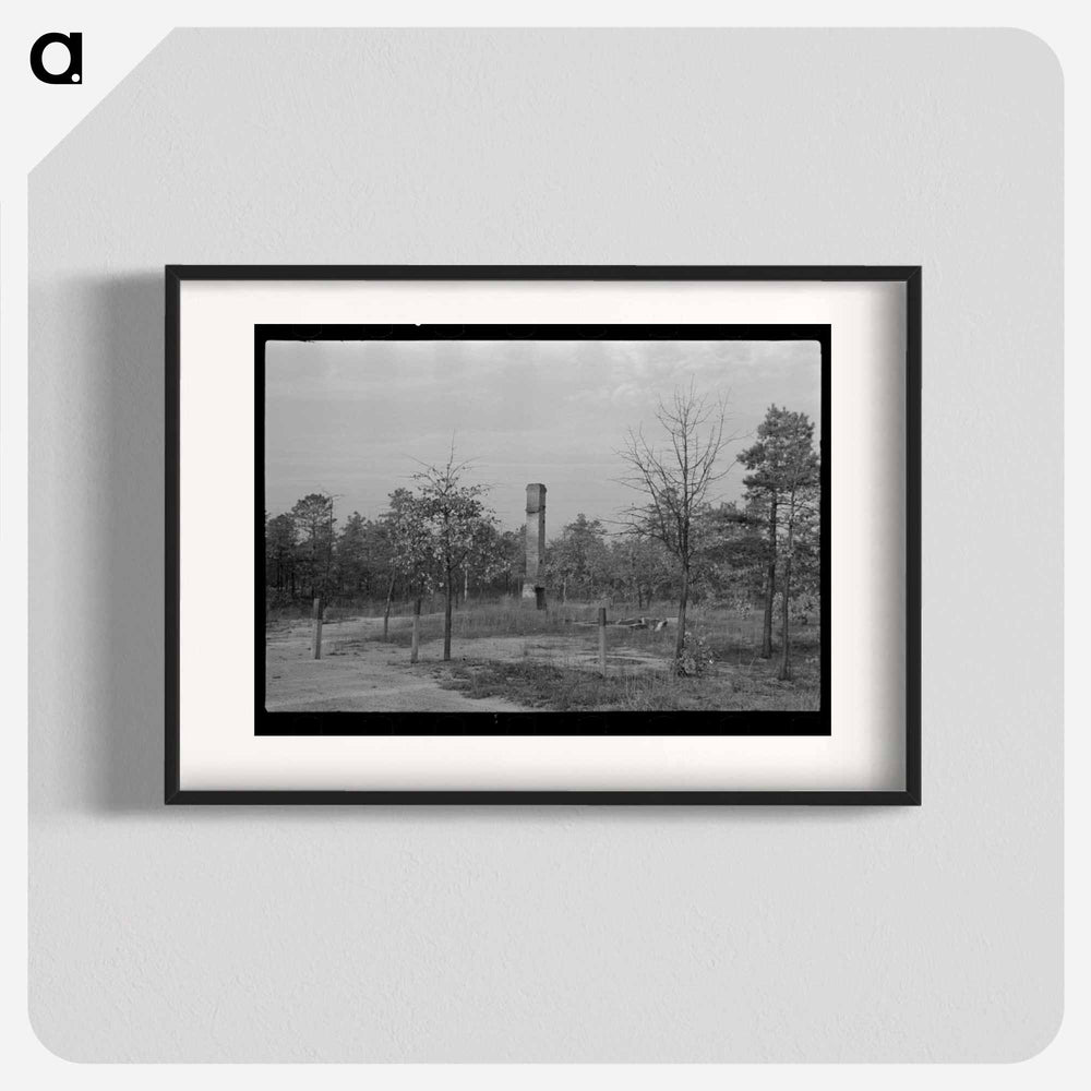 アートポスター-Remains of a House Destroyed by Fire
- ラッセル リー Poster.