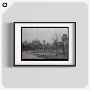 アートポスター-Remains of a House Destroyed by Fire
- ラッセル リー Poster.