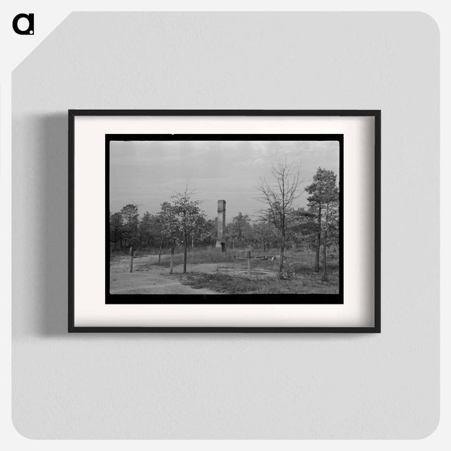 アートポスター-Remains of a House Destroyed by Fire
- ラッセル リー Poster.