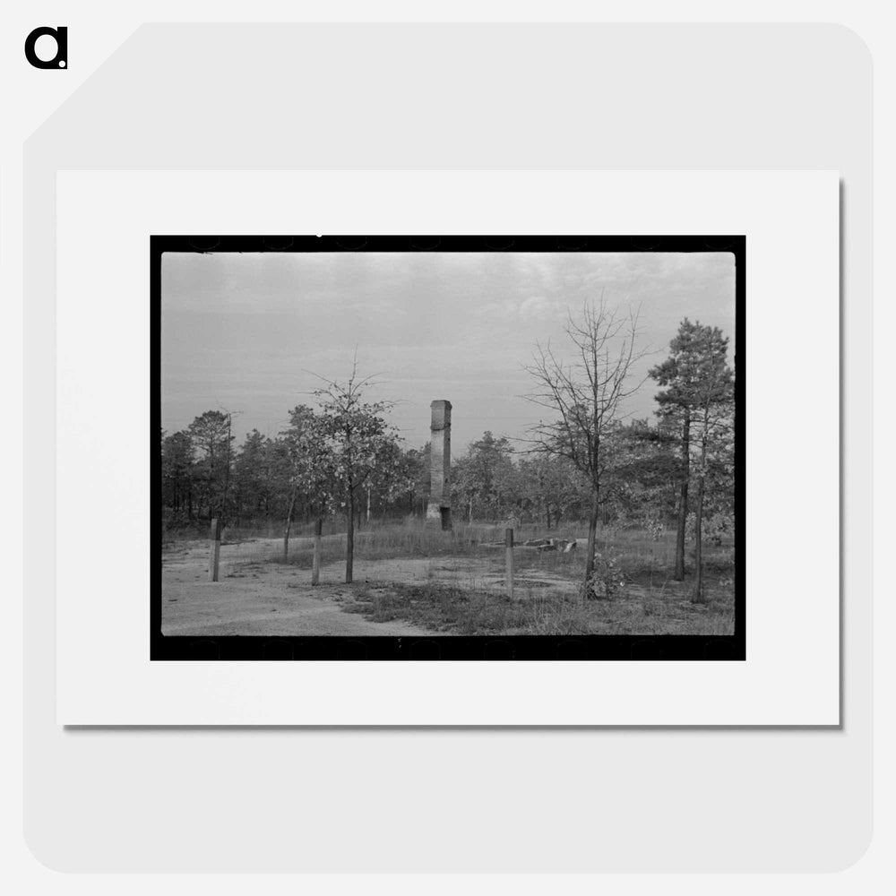 アートポスター-Remains of a House Destroyed by Fire
- ラッセル リー Poster.