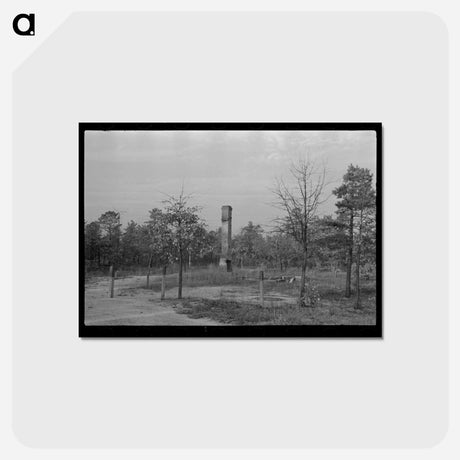 アートポストカード-Remains of a House Destroyed by Fire
 - ラッセル リー Postcard.