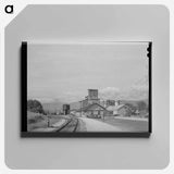 アートパネル-Bonners Ferry Railroad Station
 - ラッセル リー Canvas.