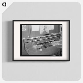 アートポスター-Shipping Clerk's Desk
 - ラッセル リー Poster.