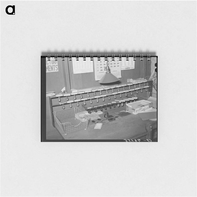 アートメモ帳-Shipping Clerk's Desk
 - ラッセル リー Memo.