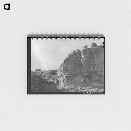 アートメモ帳-Rock Cliffs at Beckers Butte
 - ラッセル リー Memo.