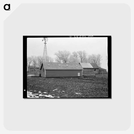 アートポストカード-Al Richards' Hog House
 - ラッセル リー Postcard.