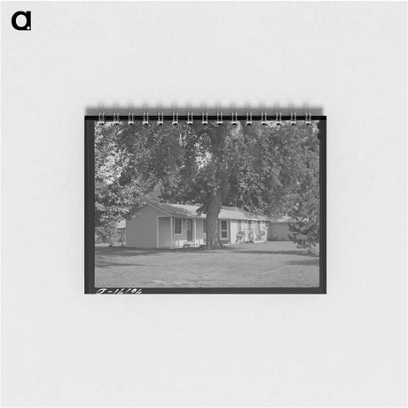 アートメモ帳-Manager's House, Yakima FSA Camp
 - ラッセル リー Memo.
