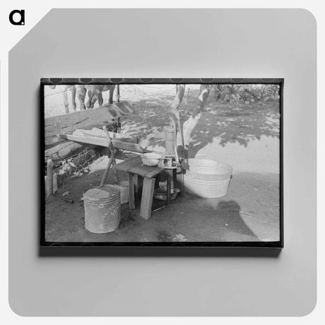 アートパネル-Water Supply, Caruthersville
 - ラッセル リー Canvas.