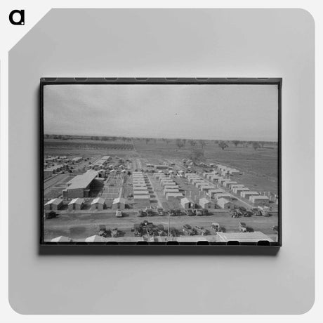 アートパネル-Woodville Farm Housing
 - ラッセル リー Canvas.