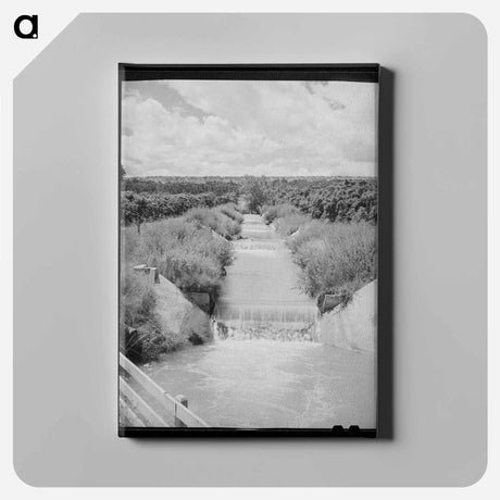 アートパネル-Orchard Irrigation Ditch
 - ラッセル リー Canvas.