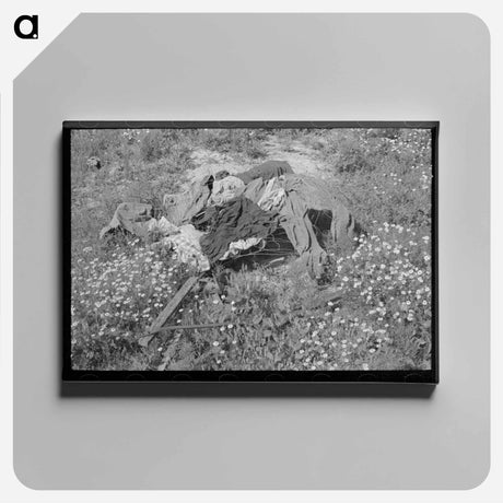 アートパネル-Oklahoma Laundry
 - ラッセル リー Canvas.