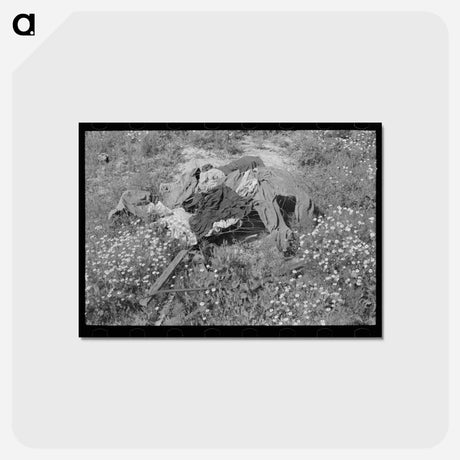 アートポストカード-Oklahoma Laundry
 - ラッセル リー Postcard.