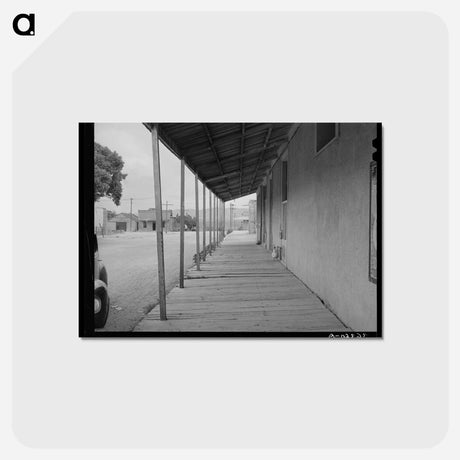 アートポストカード-Tombstone Sidewalk
 - ラッセル リー Postcard.